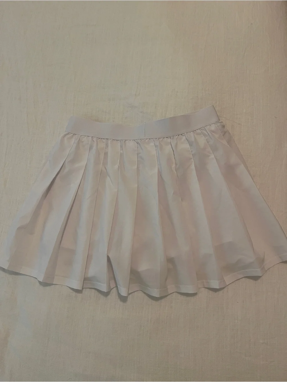 ALO Varsity Tennis Skort White